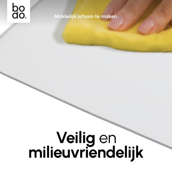 Bodo® Bescherm Mat Voor Wasmachine & Droger - Silicone 60x50cm - Grijs