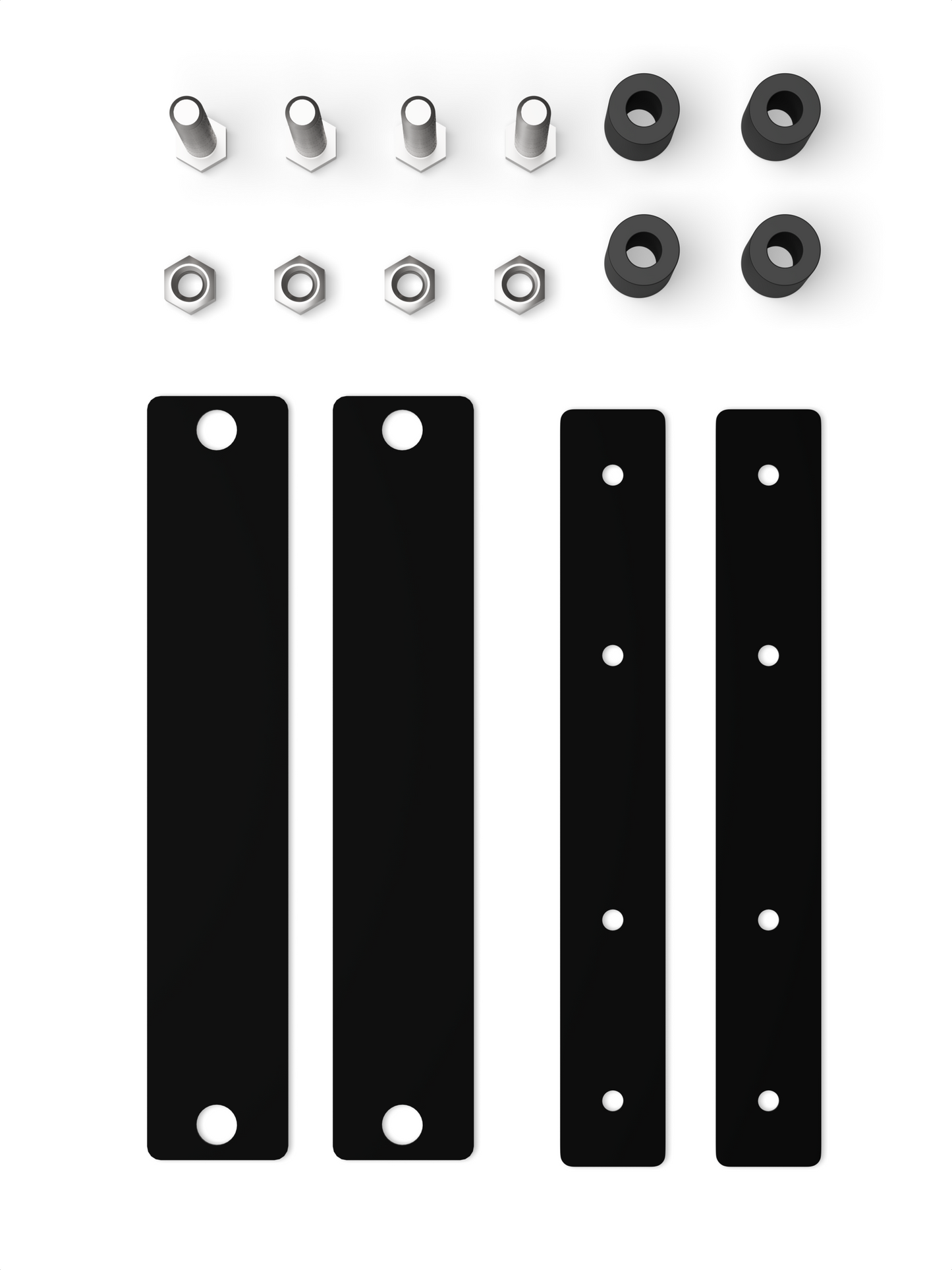 Bodo® - Wasmachine Verhoger connectieset - Zwart - voor WV52 - WV53 - WVH53