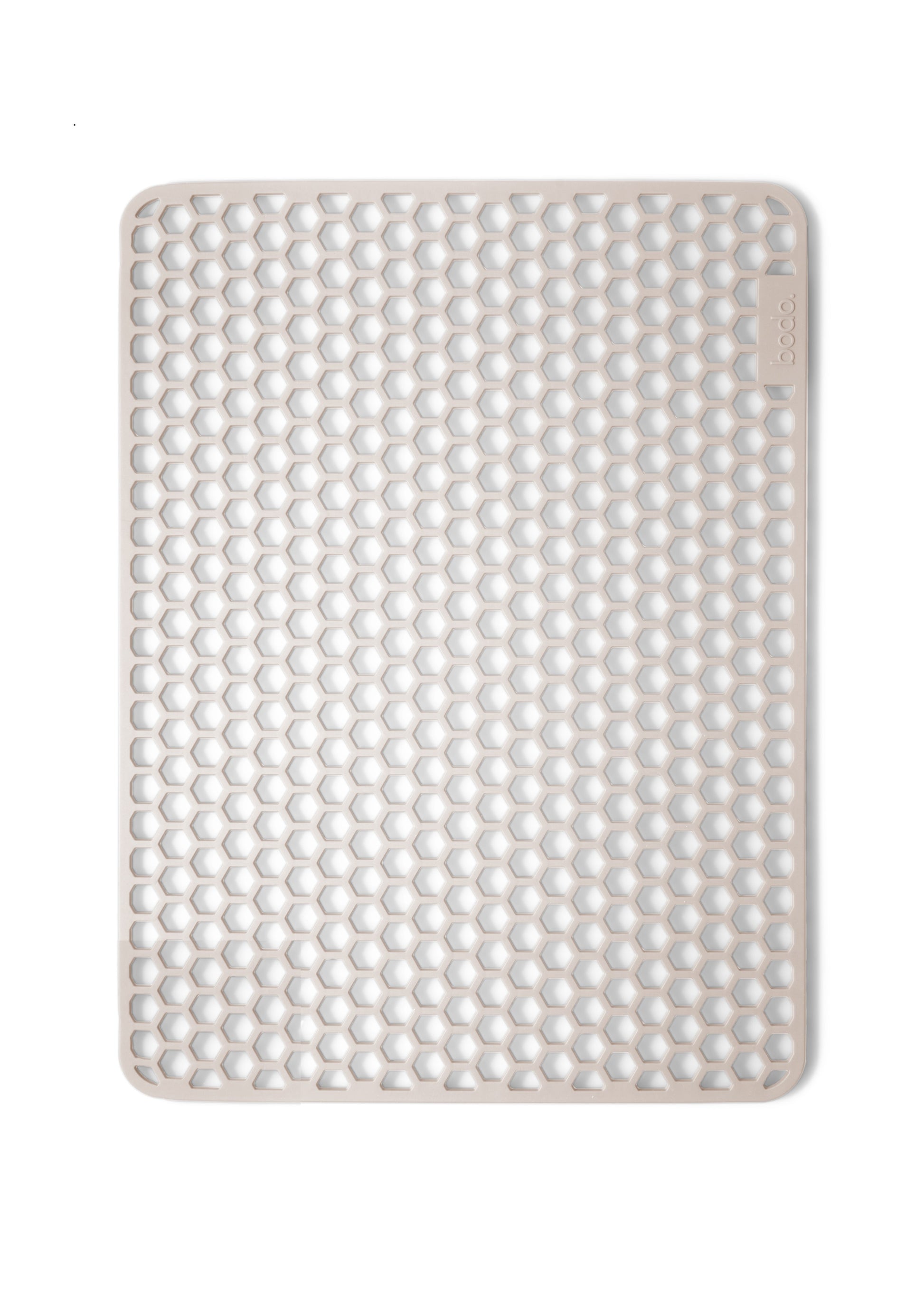 bodo home gootsteenmat beige silicoon 30x40 verschillende afmetingen