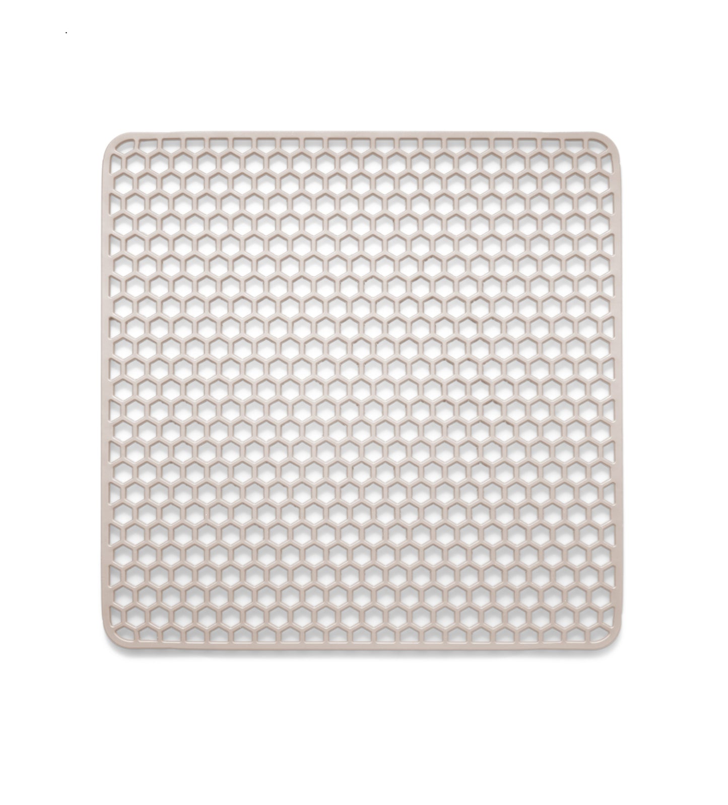 bodo home gootsteenmat beige silicoon 34.5x34.5 verschillende afmetingen