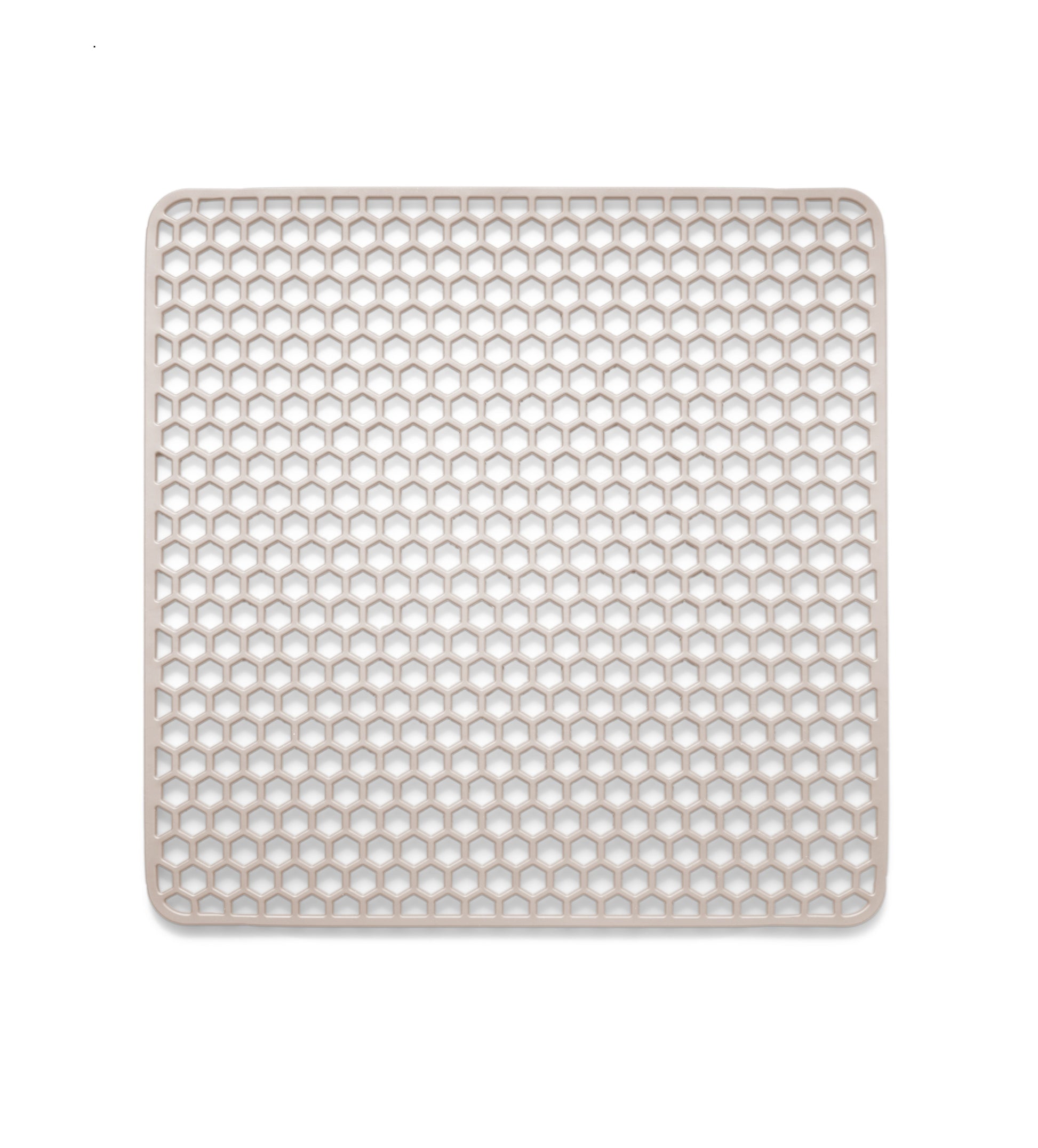 bodo home gootsteenmat beige silicoon 34.5x34.5 verschillende afmetingen