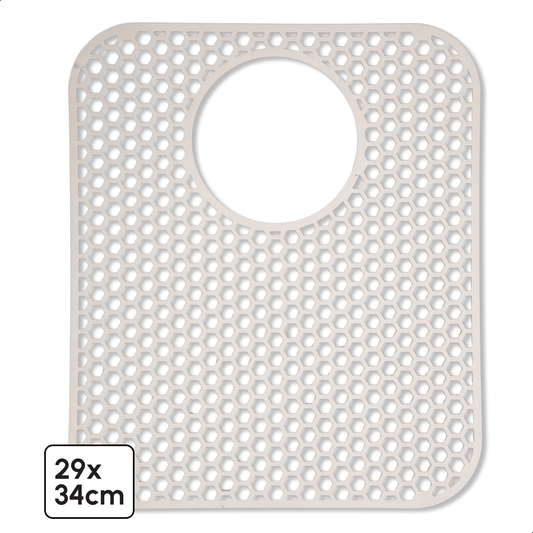 Bodo® Gootsteenmat - Rechthoekig - Beige - 34 x 29 cm