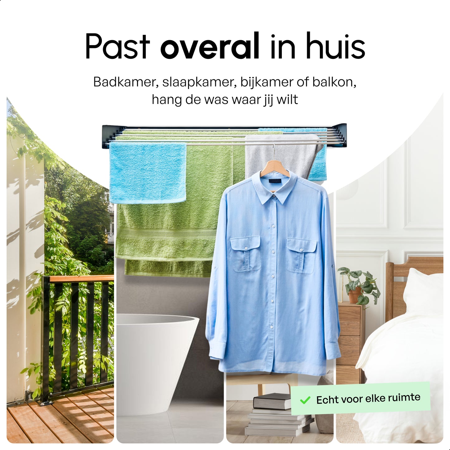 bodo home wand droogrek verschillende drooglengte stevig