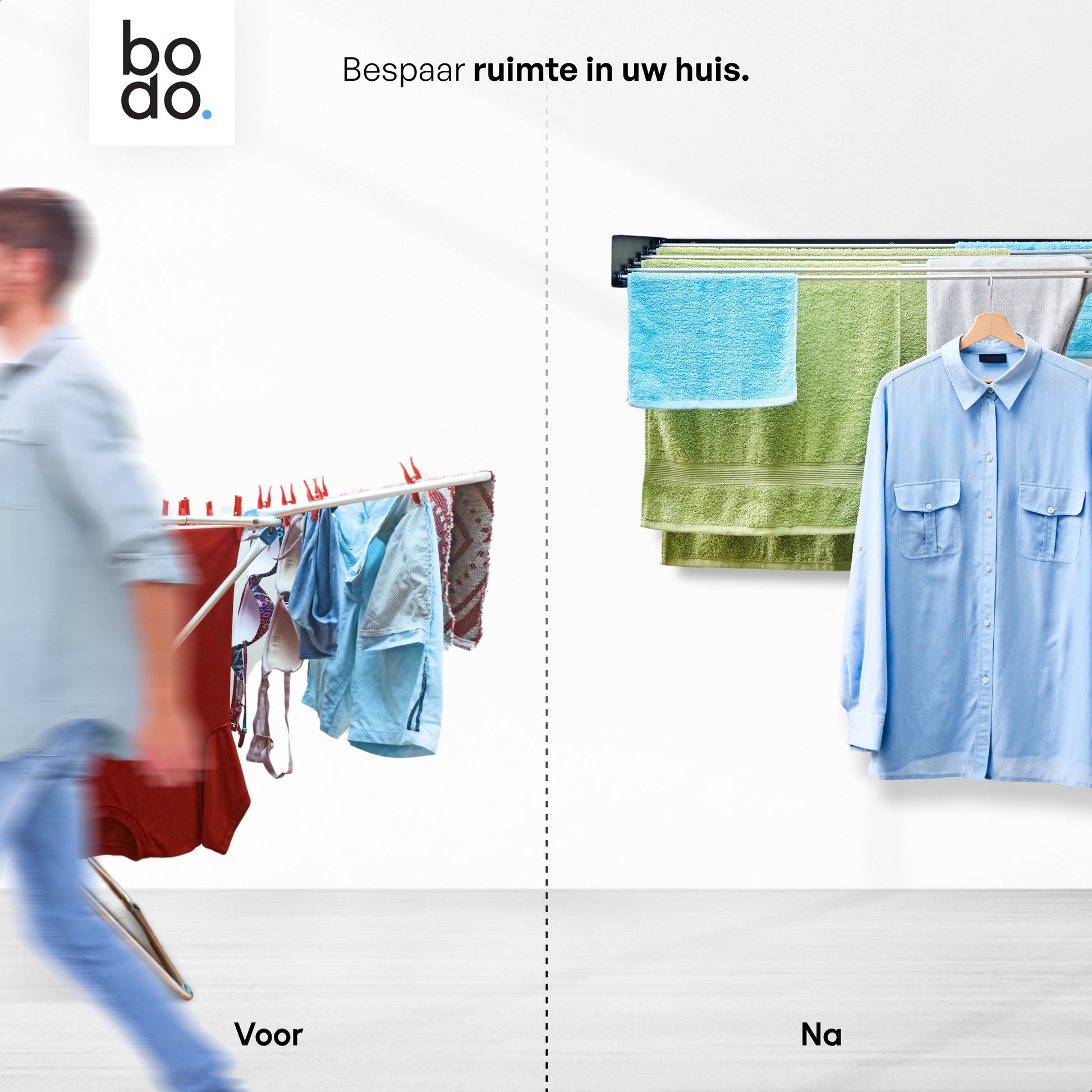 bodo home wand droogrek verschillende drooglengte stevig