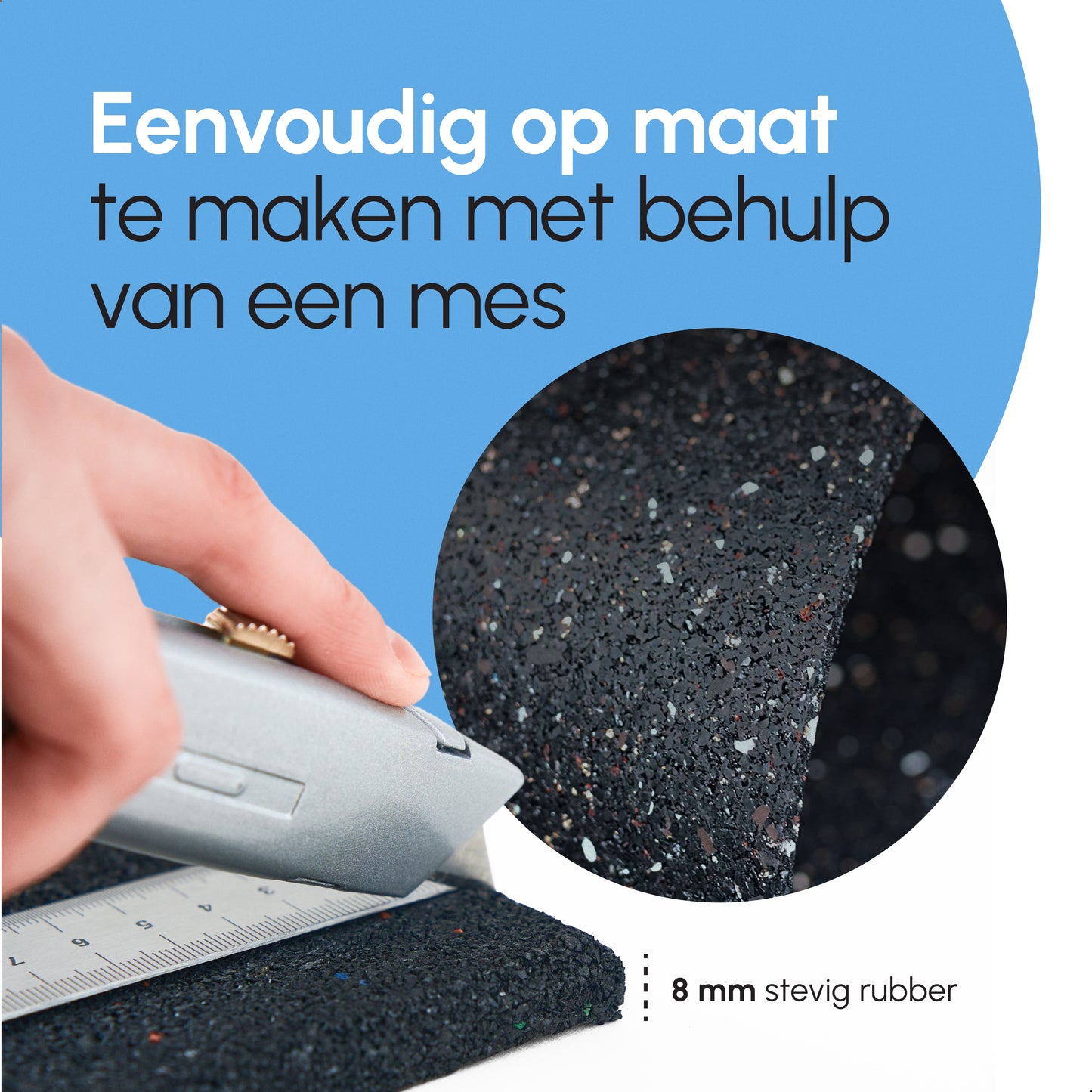 Bodo® Anti Trillingsmat Wasmachine en droger - 60x60x0.8cm