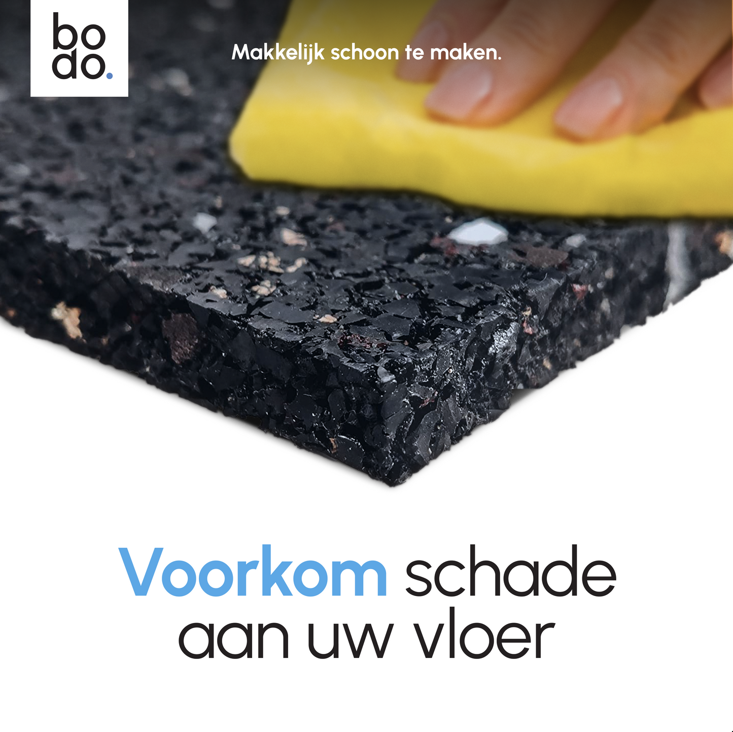 Bodo® Anti Trillingsmat Wasmachine en droger - 60x60x0.8cm