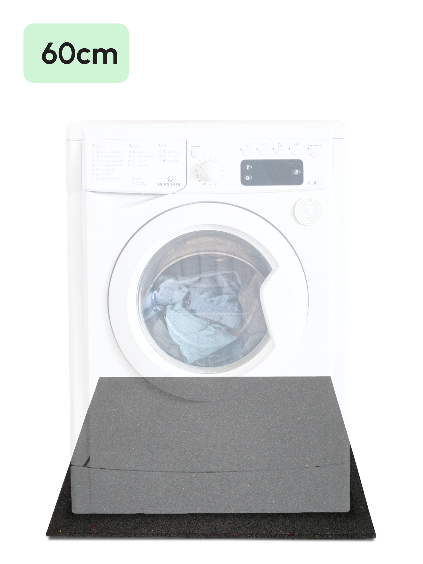 Bodo® Anti Trillingsmat Wasmachine en droger - 60x60x0.8cm