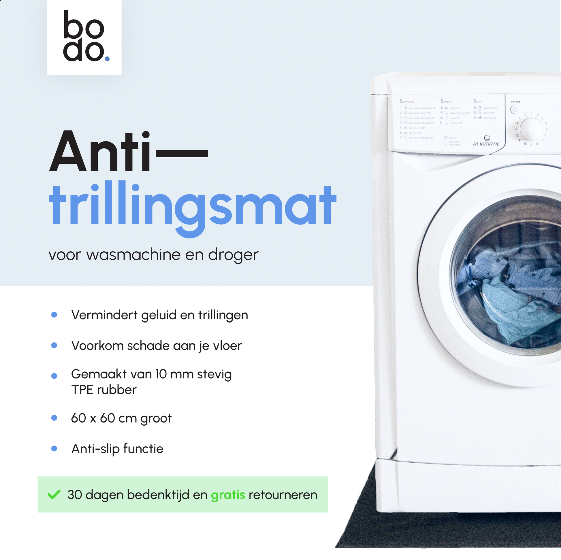 bodo home anti trillingsmat wasmachine droger