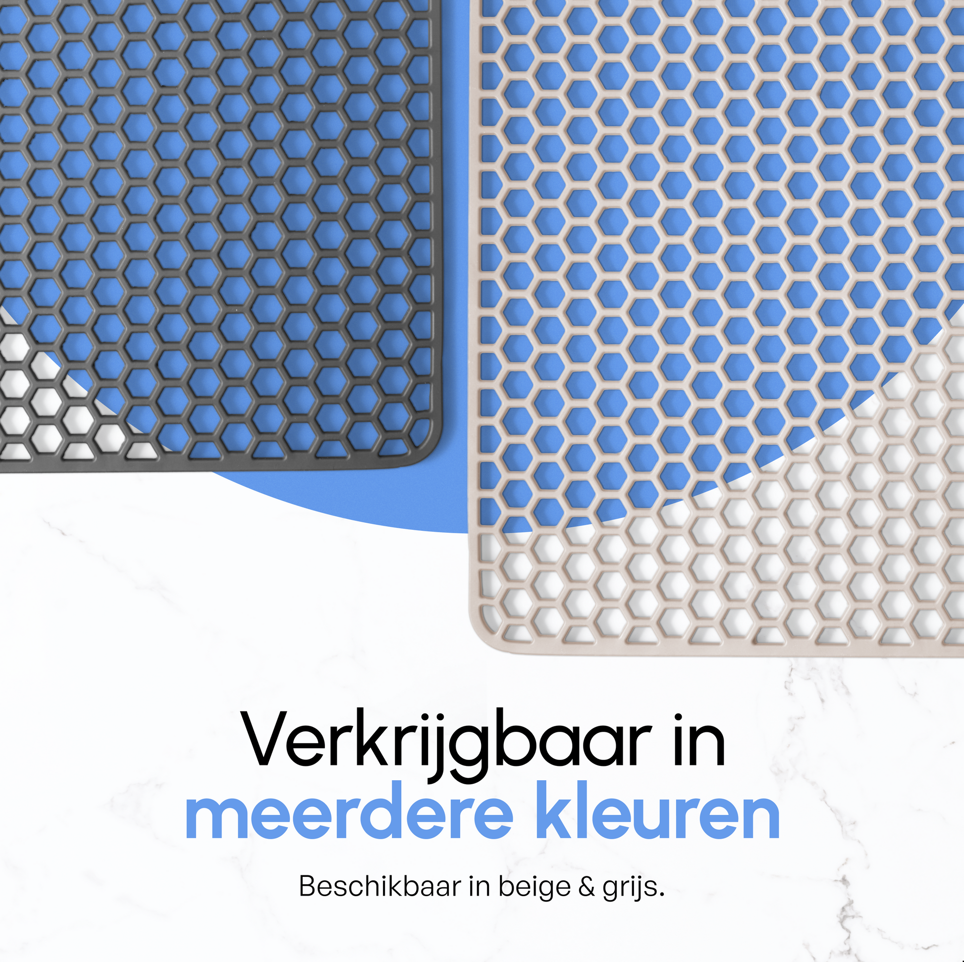 bodo home gootsteenmat beige silicoon 34.5x34.5 verschillende afmetingen
