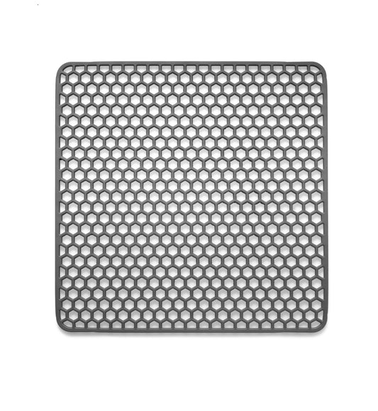 bodo home gootsteenmat grijs silicoon 30.5x30.5 verschillende afmetingen