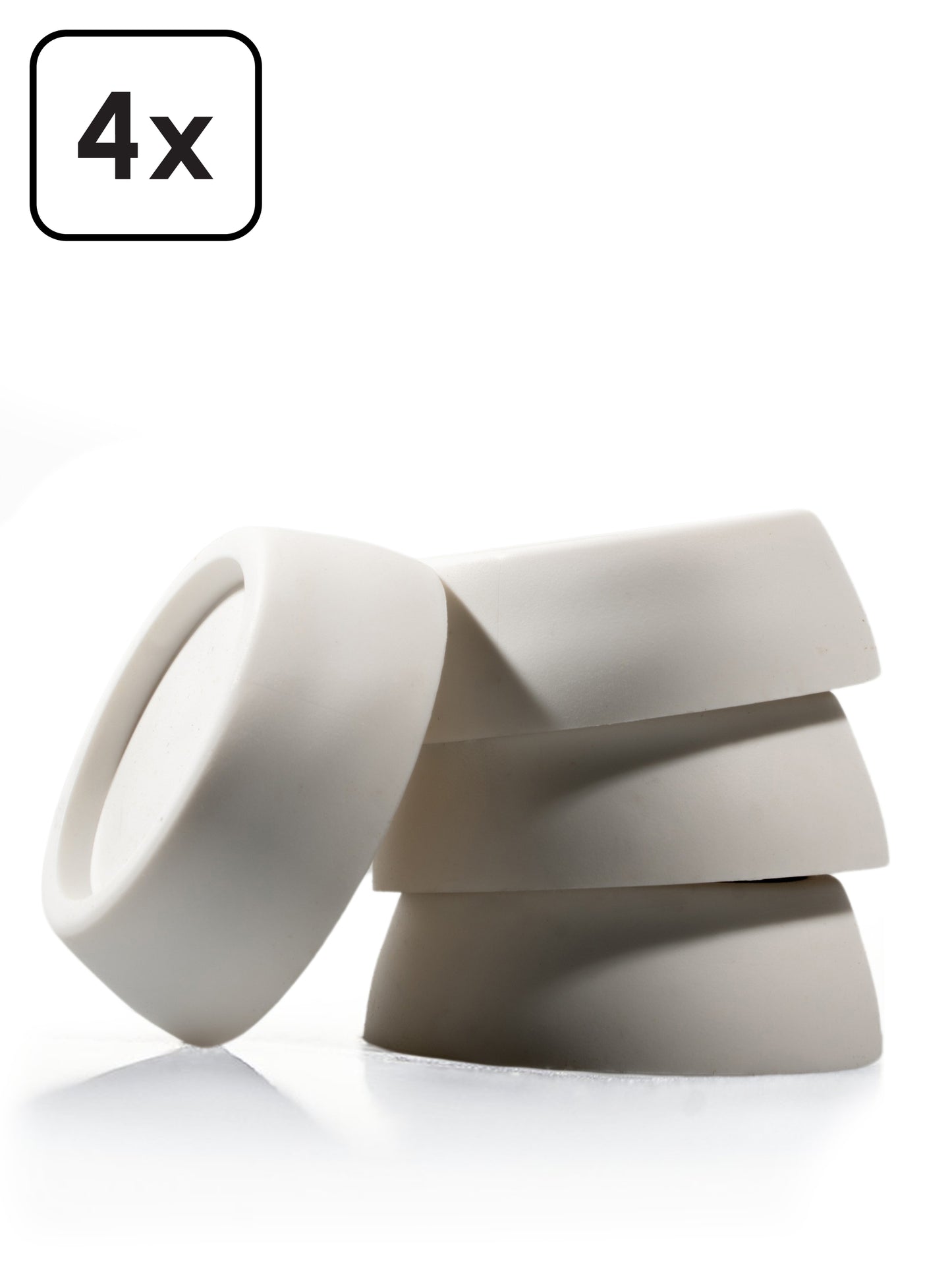 Bodo® - Trillingsdempers - Wit - Voetjes voor wasmachine & droger