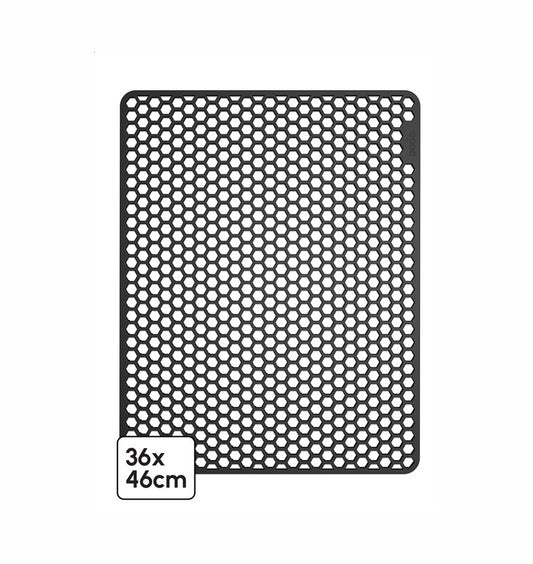 Bodo® Gootsteenmat - Rechthoekig - Zwart - 36 x 46 cm - Voor 40 x 50 cm Wasbak