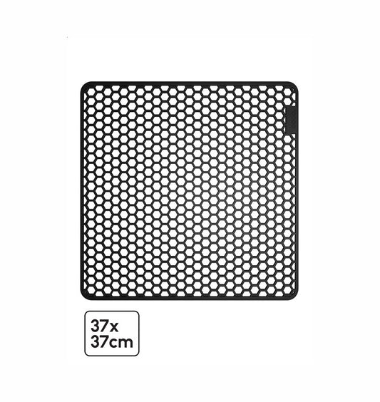 Bodo® Gootsteenmat - Vierkant - Zwart - 37 x 37 cm - Voor 40 x 40 cm Wasbak