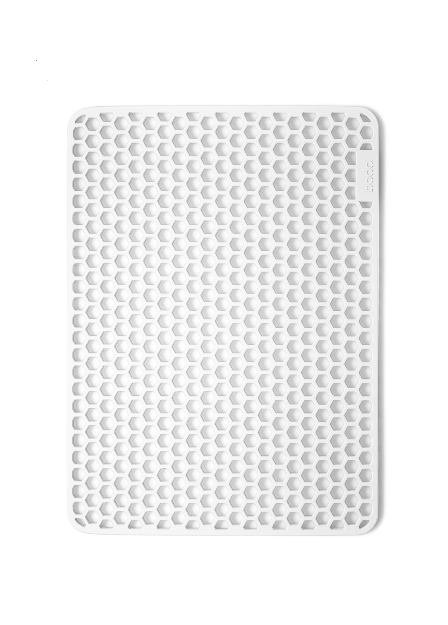 Bodo® Gootsteenmat - Rechthoekig - Onderzetter - Wit - 30 x 40 cm