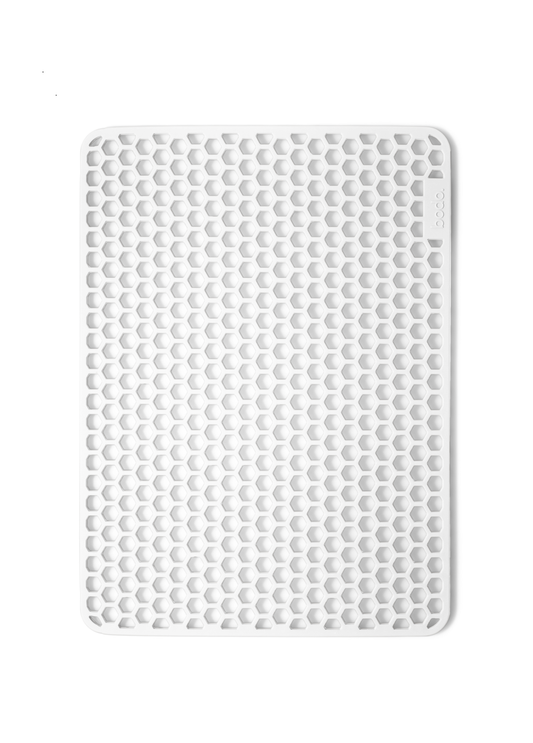 Bodo® Gootsteenmat - Rechthoekig - Onderzetter - Wit - 30 x 40 cm