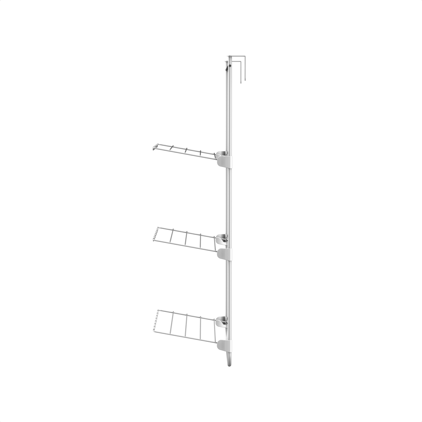 Bodo® Droogrek Hangend - 10m - Ophangbaar aan Deur of Wand - Wit