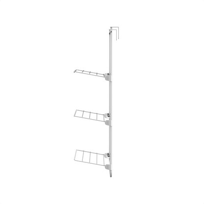 Bodo® Droogrek Hangend - 10m - Ophangbaar aan Deur of Wand - Wit