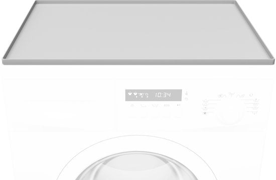 Bodo® Bescherm Mat Voor Wasmachine & Droger - Silicone 60x50cm - Grijs
