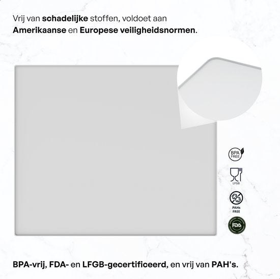 Bodo® Bescherm Mat Voor Wasmachine & Droger - Silicone 60x50cm - Grijs