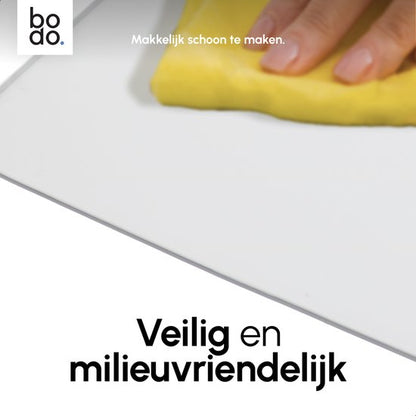 Bodo® Bescherm Mat Voor Wasmachine & Droger - Silicone 60x50cm - Grijs