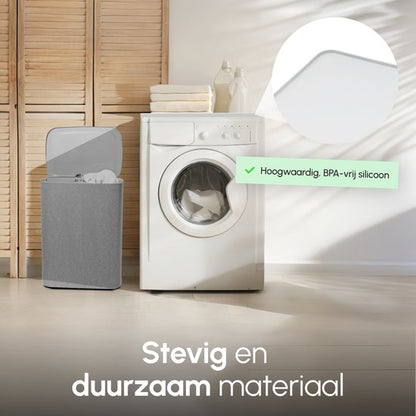 Bodo® Bescherm Mat Voor Wasmachine & Droger - Silicone 60x50cm - Grijs