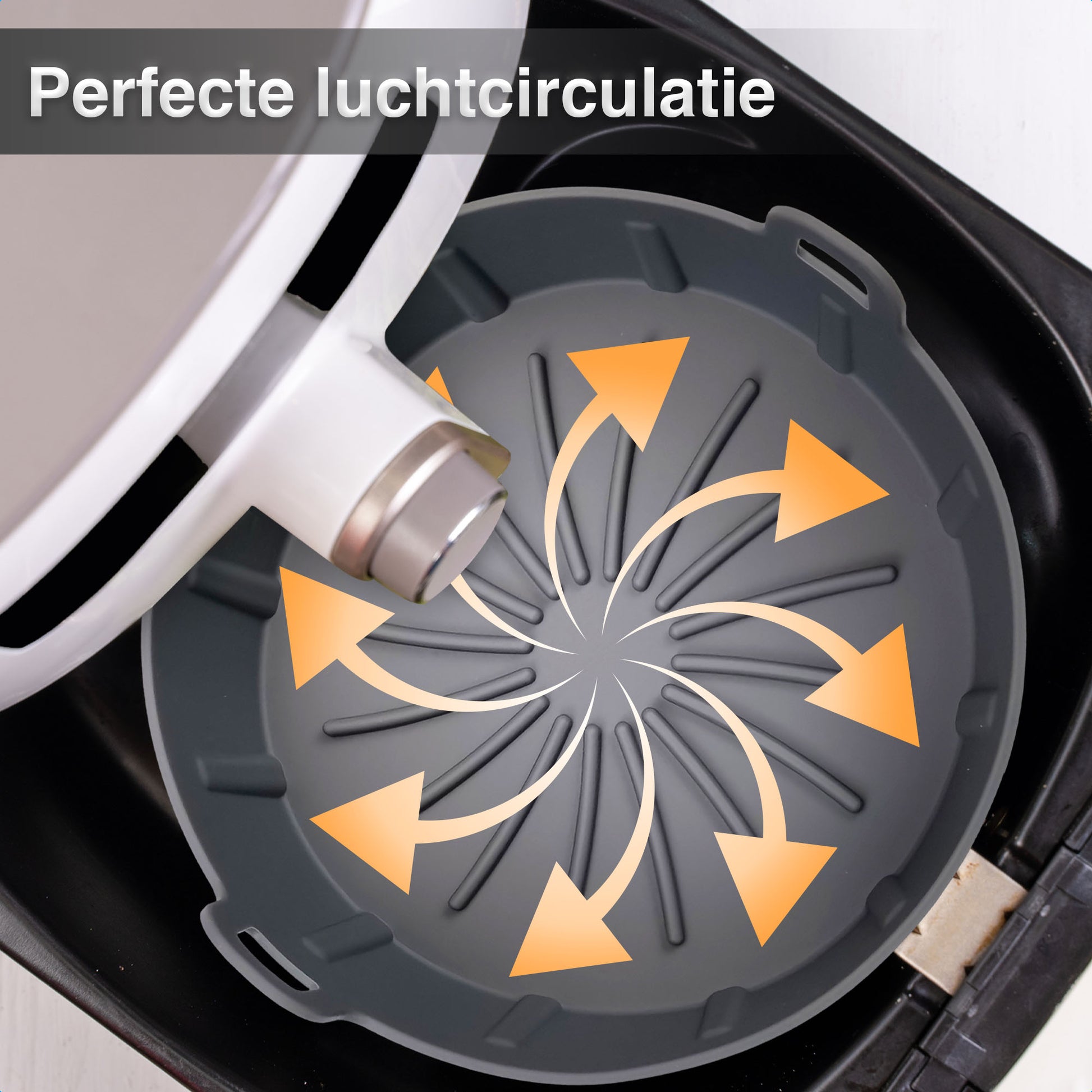 bodo home airfryer bakje siliconen verschillende afmetingen 16 19 22
