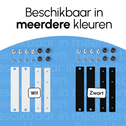 Bodo® - Wasmachine Verhoger connectieset - Zwart - voor WV52 - WV53 - WVH53