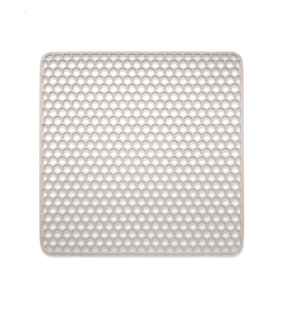bodo home gootsteenmat beige silicoon 30.5x30.5 verschillende afmetingen