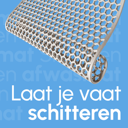 Bodo® Gootsteenmat - Rechthoekig - Beige - 36 x 46 cm - Voor 40 x 50 cm Wasbak