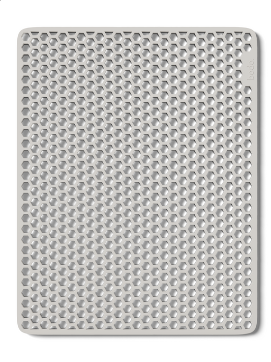 Bodo® Gootsteenmat - Rechthoekig - Beige - 36 x 46 cm - Voor 40 x 50 cm Wasbak