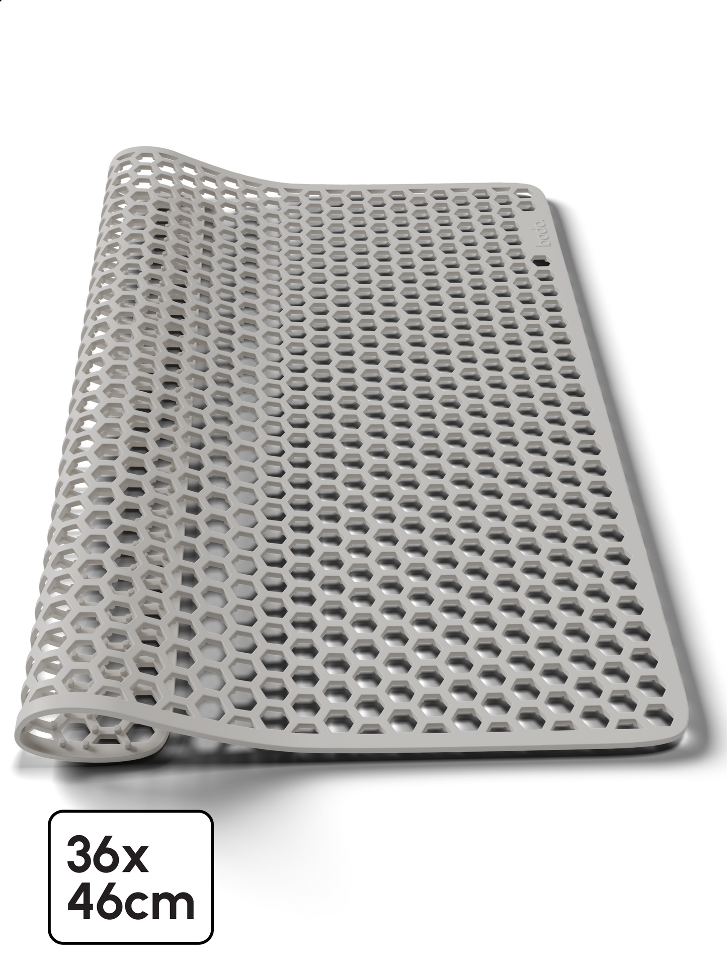 Bodo® Gootsteenmat - Rechthoekig - Beige - 36 x 46 cm - Voor 40 x 50 cm Wasbak