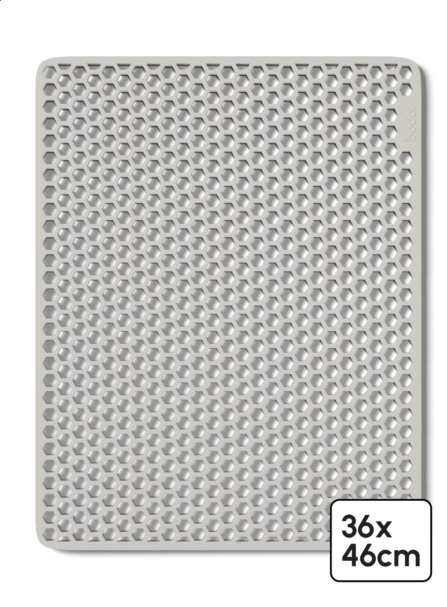 Bodo® Gootsteenmat - Rechthoekig - Beige - 36 x 46 cm - Voor 40 x 50 cm Wasbak