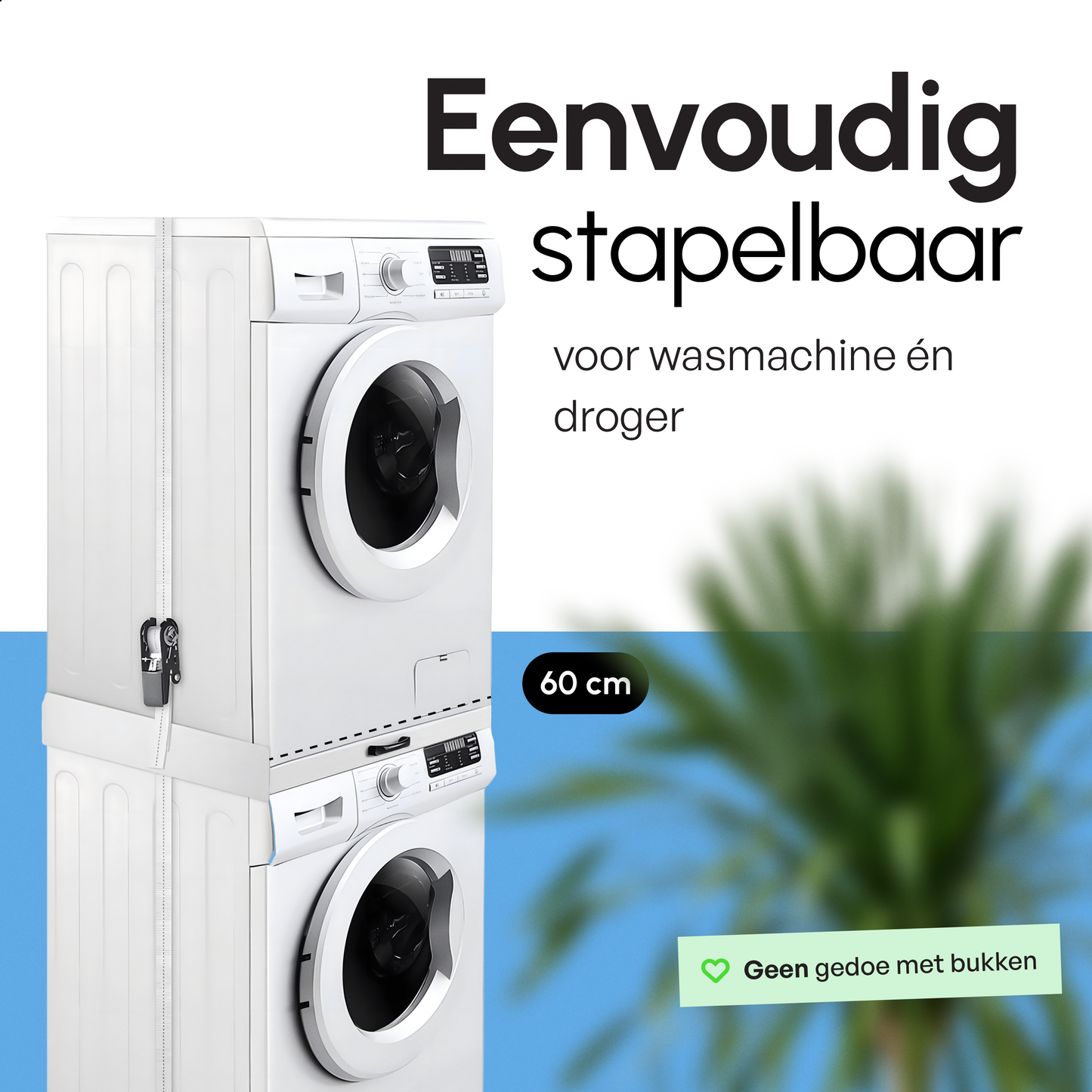 Bodo® - Stapelkit met handoekhouder - Beschadigd/geretourneerd