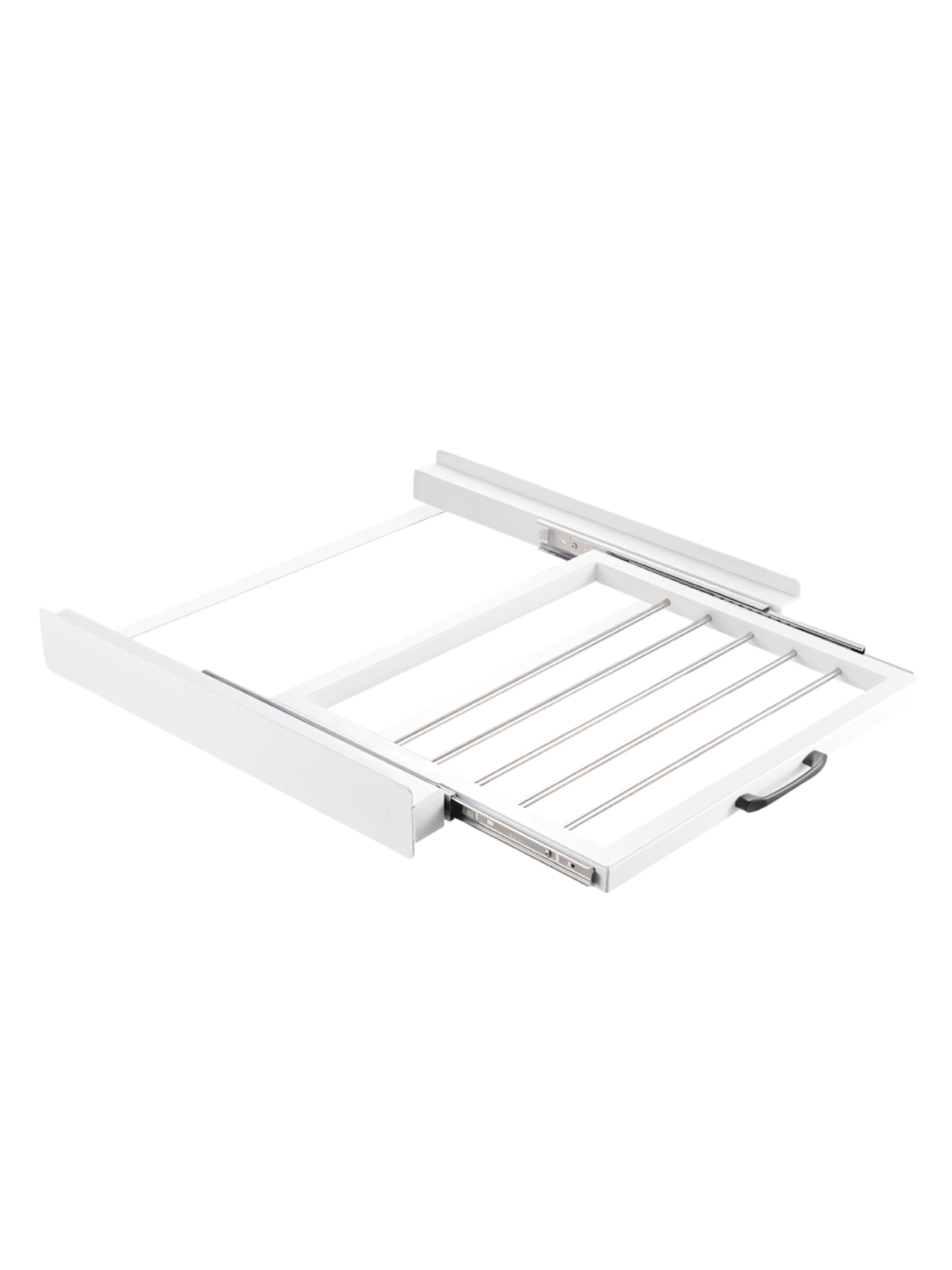 Bodo® - Stapelkit Voor Wasmachine En Droger - Tussenstuk Met Opberglade Inclusief Anti Trilrubbers Wit Bodo® - Stapelkit Voor Wasmachine En Droger - Tussenstuk Met Opberglade Inclusief Anti Trilrubbers Wit