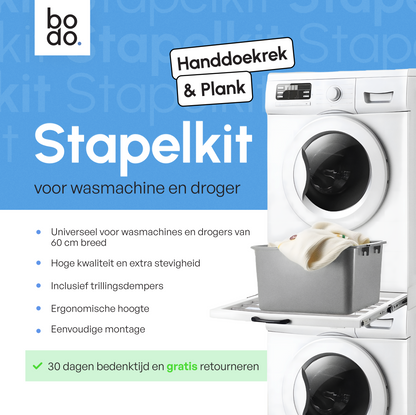 Bodo® - Stapelkit met handoekhouder - Beschadigd/geretourneerd
