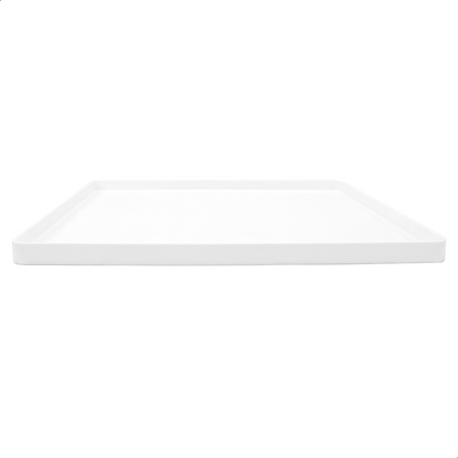 Lekbak Wasmachine - Opvangbak tegen lekkage - Siliconen - 65x60x3 cm - Wit