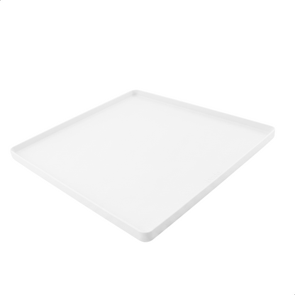 Lekbak Wasmachine - Opvangbak tegen lekkage - Siliconen - 65x60x3 cm - Wit