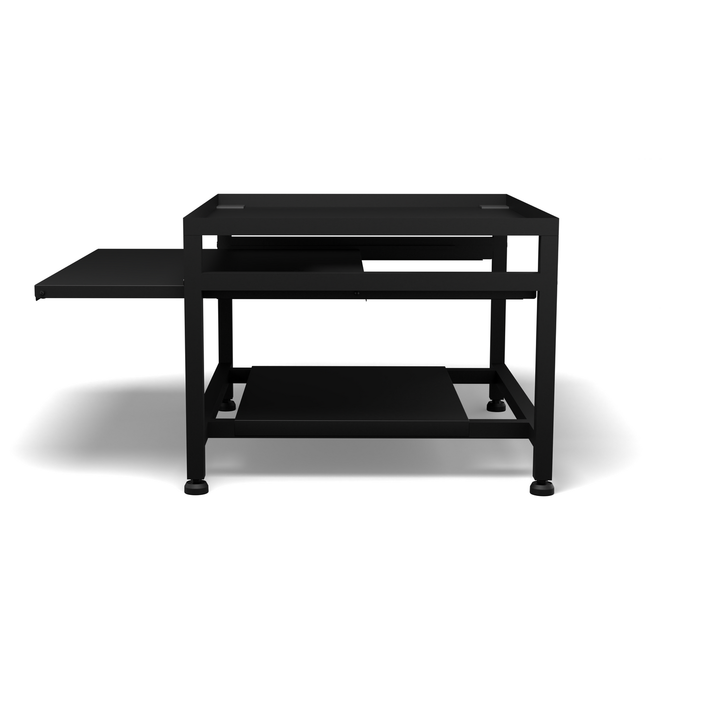 Bodo® - Wasmachine Verhoger - Wasmachine Verhoger Met Uitschuifbare plank - Wasmachine opbouwmeubel - Wasmachine Sokkel - Universeel - Zwart