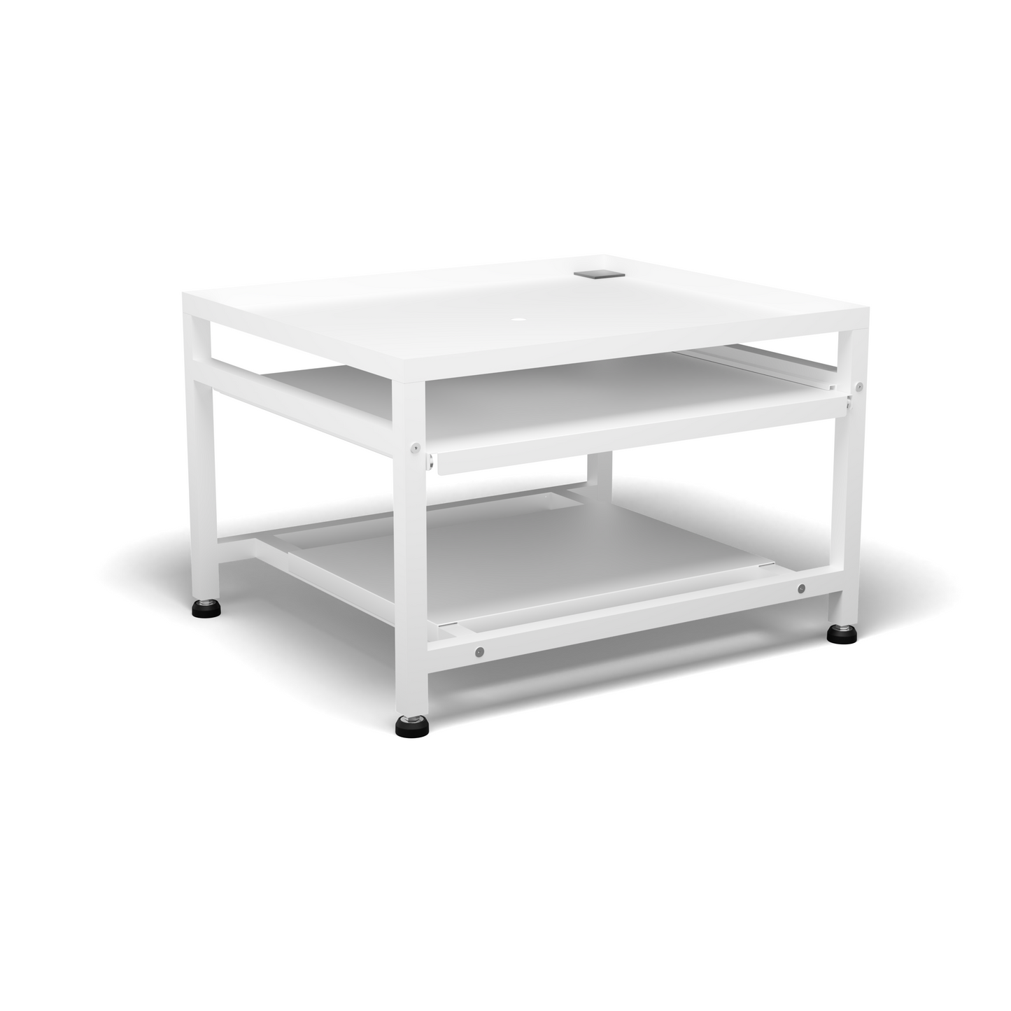 Bodo® - Wasmachine Verhoger - Wasmachine Verhoger Met Uitschuifbare plank - Wasmachine opbouwmeubel - Wasmachine Sokkel - Universeel - Wit