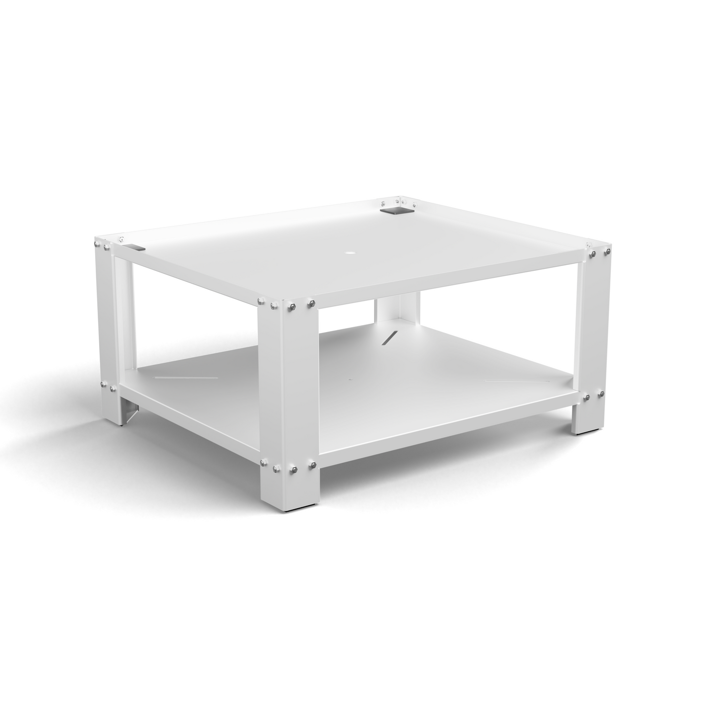 Bodo® - Wasmachine Verhoger - Wasmachine opbouwmeubel - Wasmachine verhoger met Legplank - Wasmachine Sokkel - Universeel - Wit