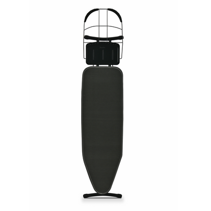 Bodo® - Strijkplank Ascend Prime - Stoomunithouder - 122 x 38 cm - Uitklapbaar Rek - Charcoal Black