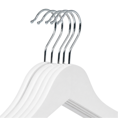 Kledinghangers - 20 stuks - Wit - Bodo