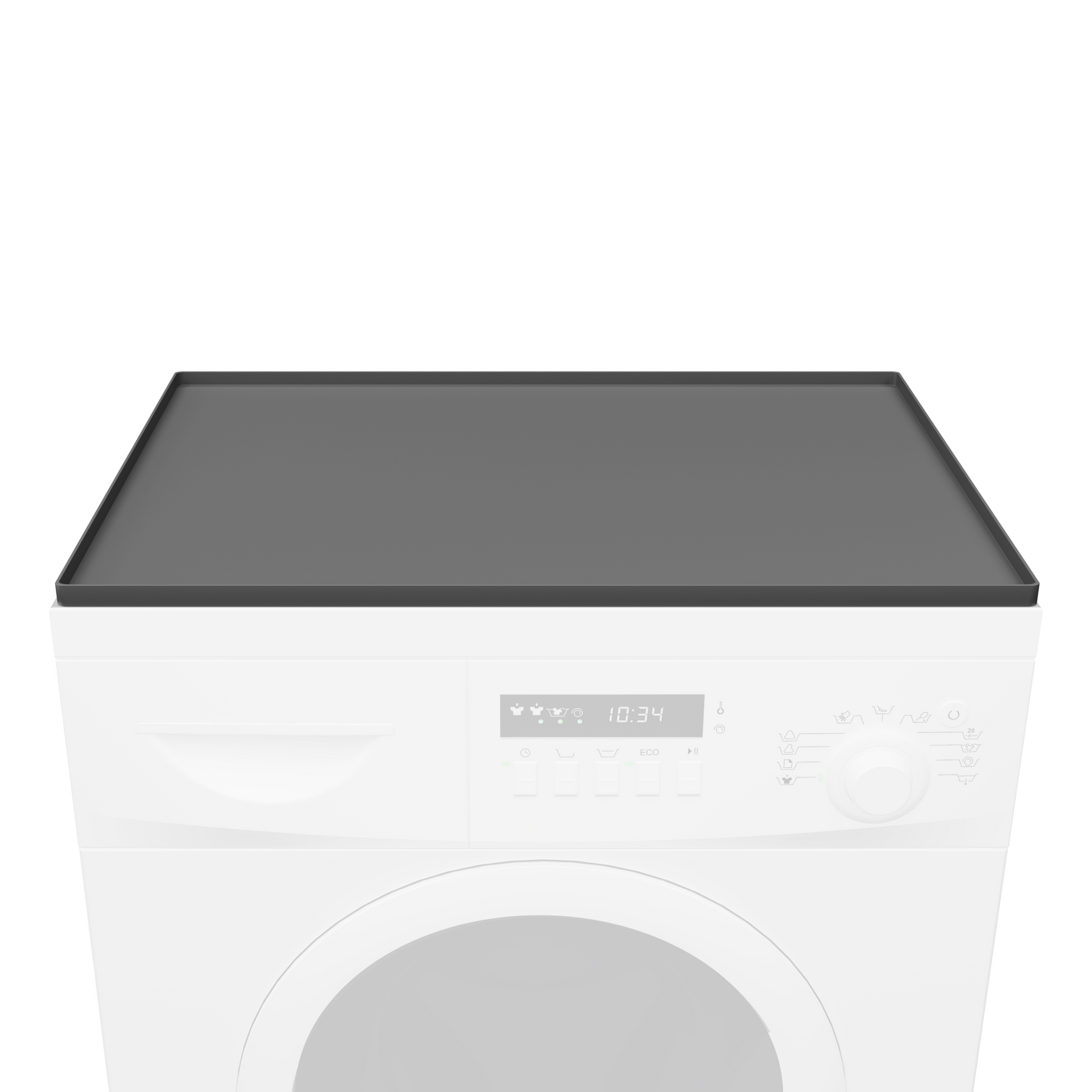 Bodo® Bescherm Mat Voor Wasmachine & Droger - Silicone 60x60cm - Zwart