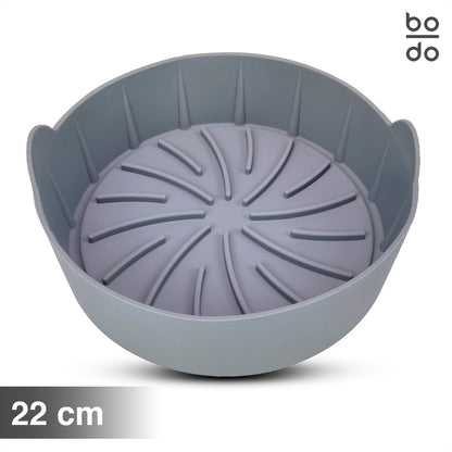 bodo home airfryer bakje siliconen verschillende afmetingen 16 19 22