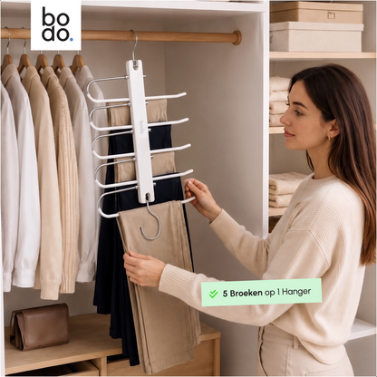 Broekhanger - 2 stuk - Wit- Bodo
